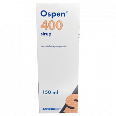 Оспен сироп (Феноксиметилпенициллин) 400000 МЕ/5 мл 150мл