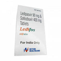Ледикаст :: Софосбувир + Ледипасвир (Ledikast) 400+90мг таб. №28