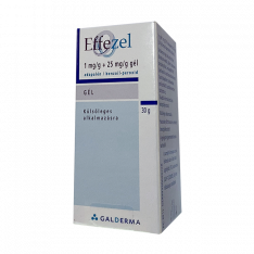 Эффезел 1мг/г+25мг/г гель туба 30г